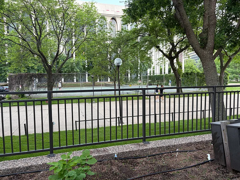 Tennis and pickleball courts on site