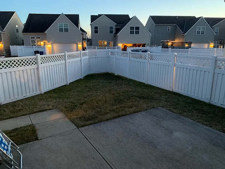 Privacy fences backyard
