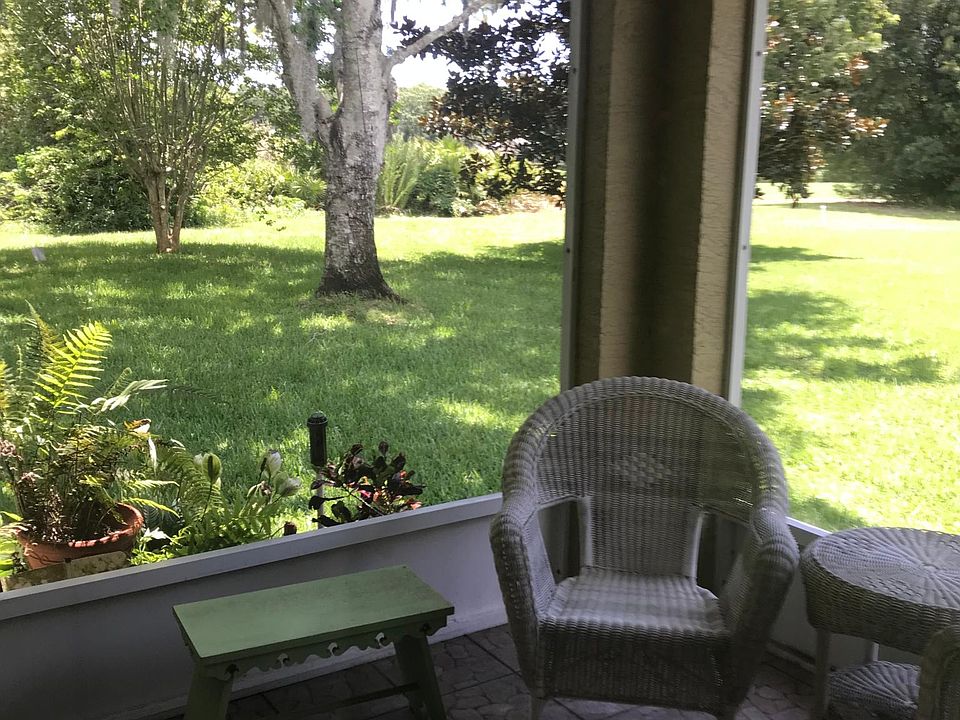 Large backyard over looking golf course and yet private yard.