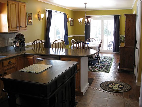 Kitchen, dining room, porch