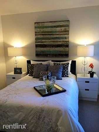 bedroom staged