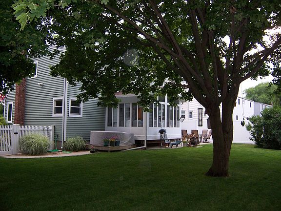Fenced yard