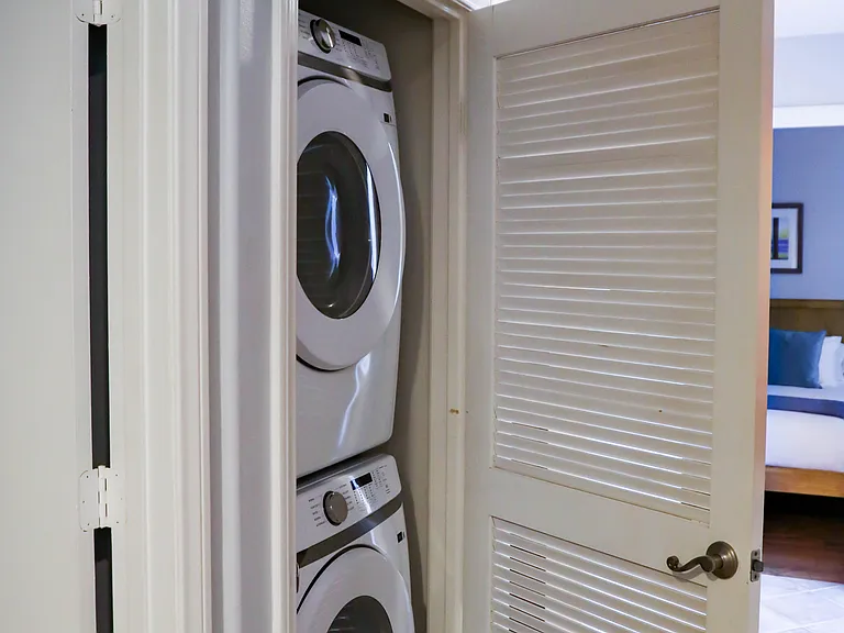 Laundry Closet with Stackable Washer / Dryer