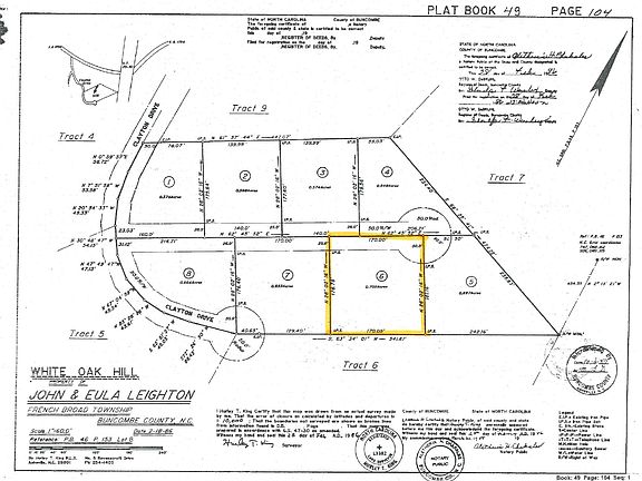 BUNCOMBE  COUNTY PLATT BOOK