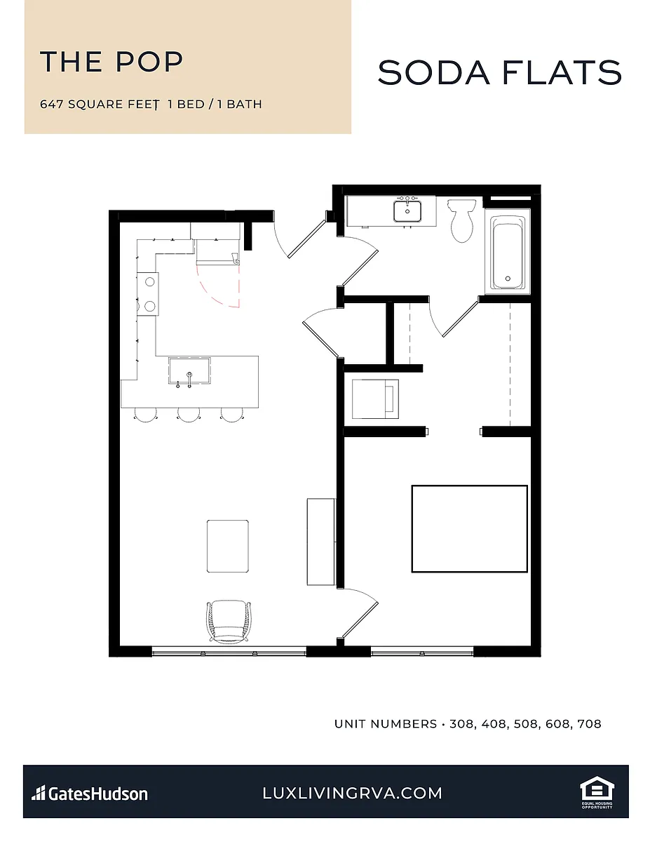Floor plan The Pop