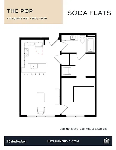 Floor plan The Pop