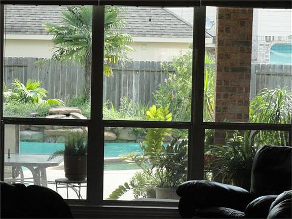 View of pool from Living area