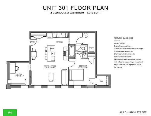 Floor plan 301