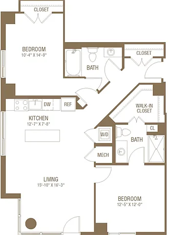 Floor plan 2D Renovation 2