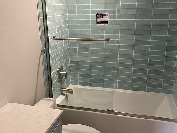 Remodeled hall bathroom almost complete.