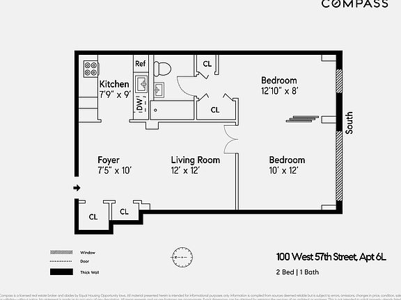 2nd image of 100 W 57th St APT 6L