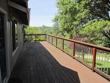 Redwood deck at front door. Amazing sunset views.
