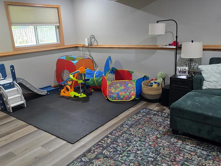 Basement living room