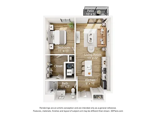 Floor plan Alcott