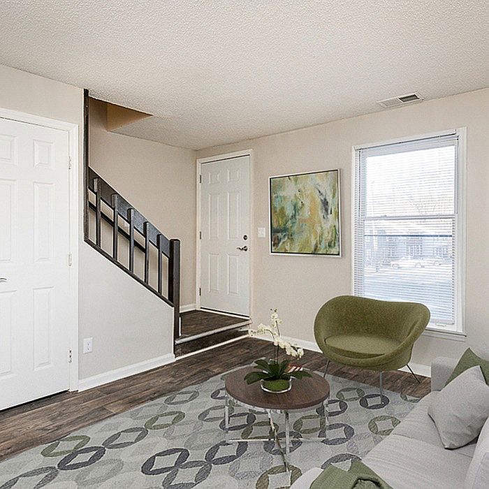 Doorway into living room