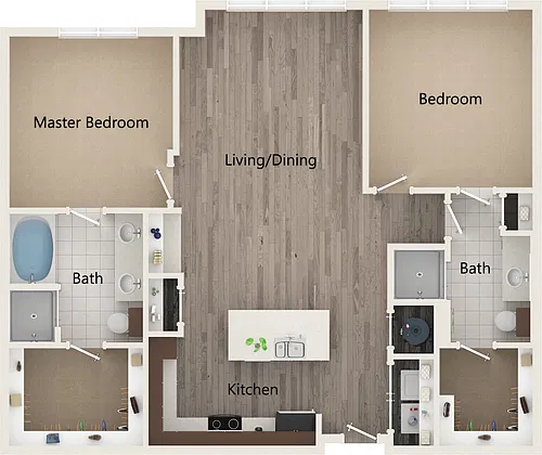 Floor plan B2K