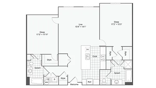 Floor plan B14