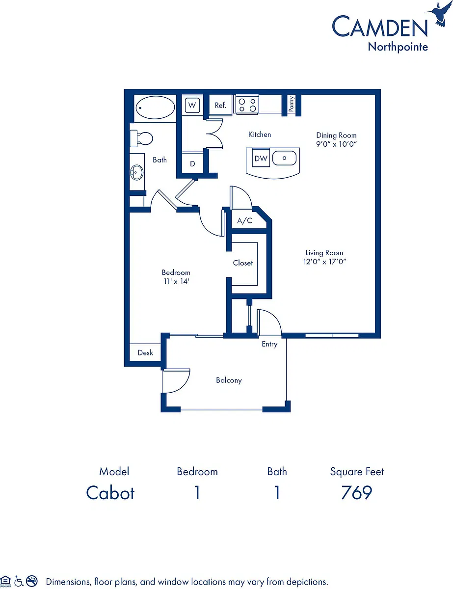 Floor plan Cabot