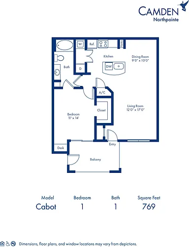 Floor plan Cabot