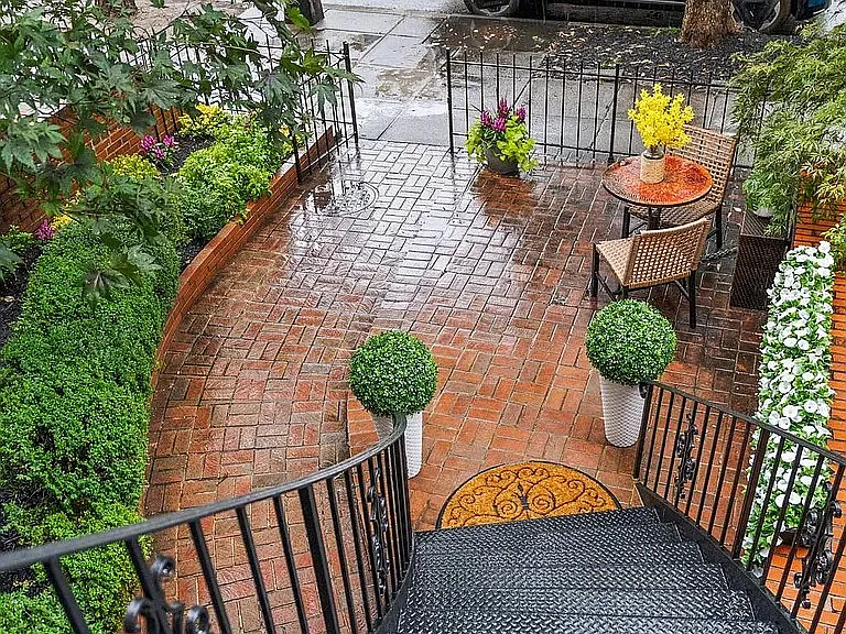 View from townhome entrance door