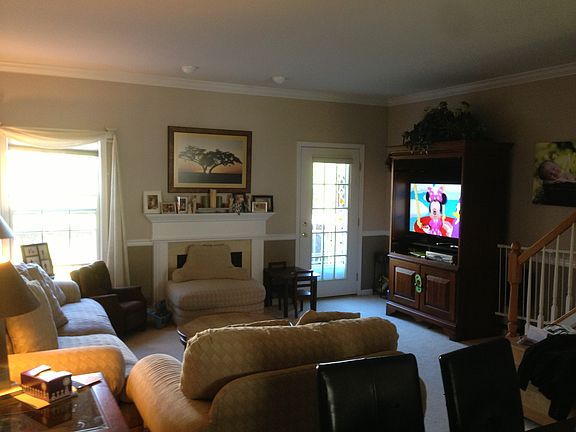 Living room and door to deck