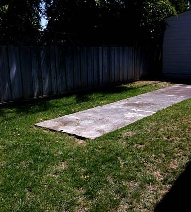 Backyard view