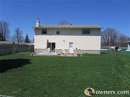 large fenced back yard