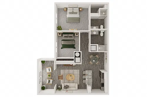 Floor plan B3 | W/ SUNROOM
