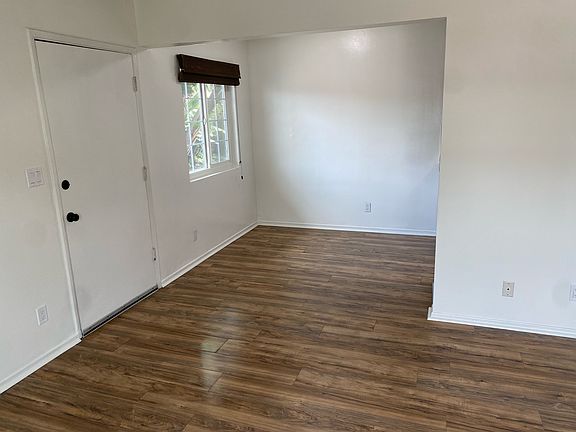 Dining room with window.