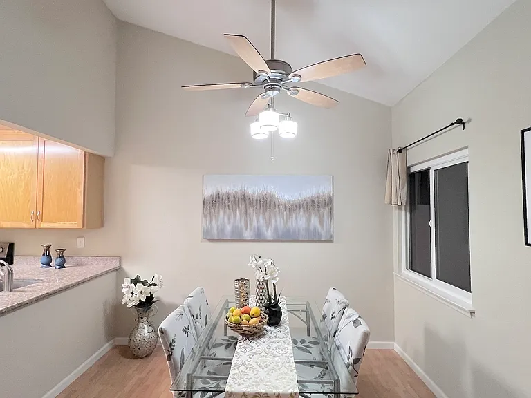 The furnishings shown in the photos are for staging purposes only. Unit is rented unfurnished.