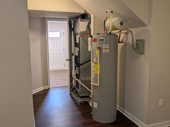 1st floor- Hot water heater and HVAC