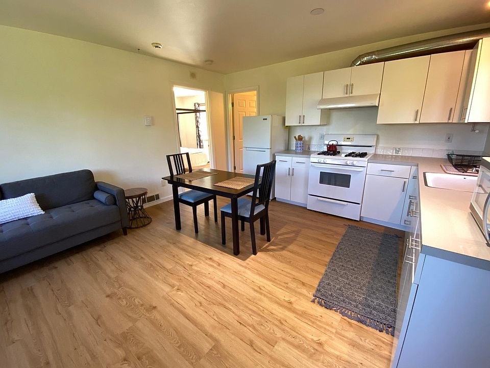 Kitchen and living area