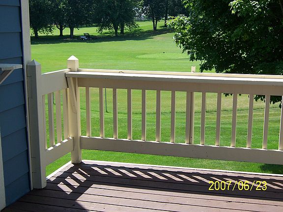 Deck facing Bent Creek Golf Course