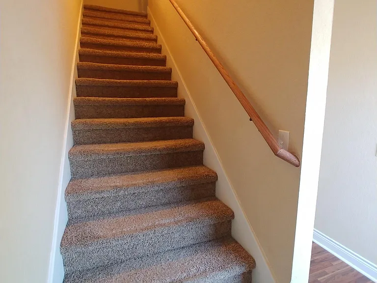 Second set of stairs to bedrooms