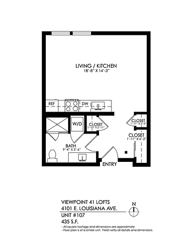 Floor plan Studio