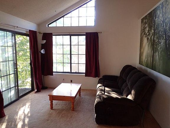 Bright south-facing living room area