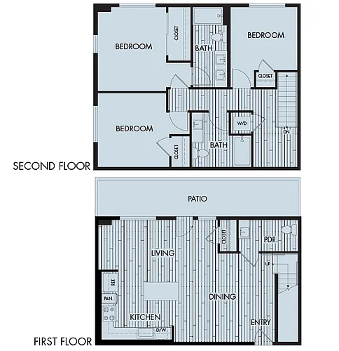 Floor plan Plan 3C Townhome