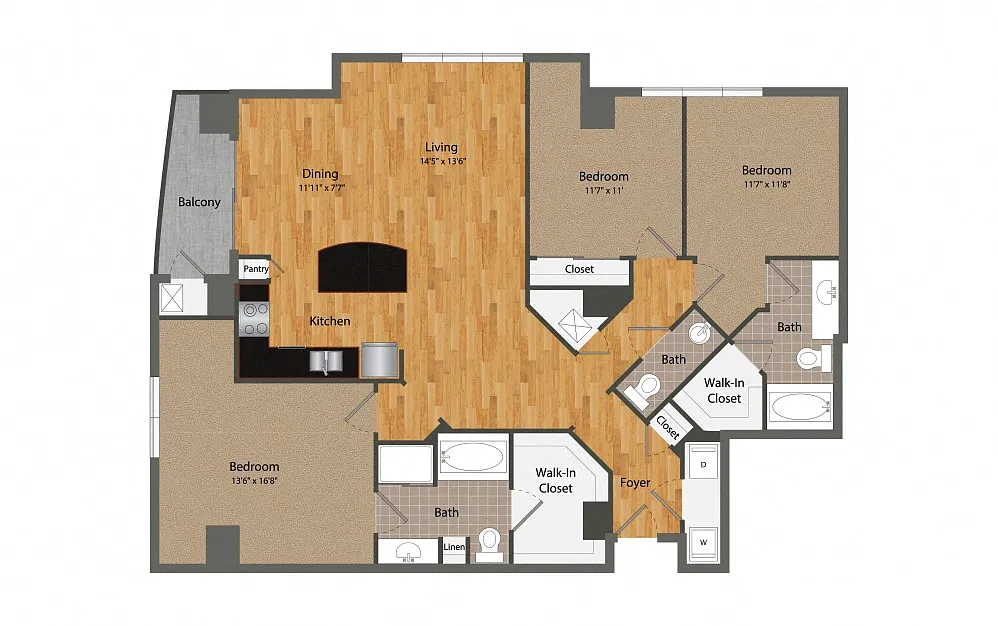 Floor plan C1