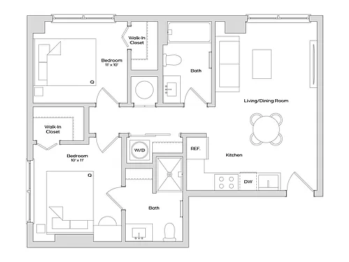 Floor plan B1