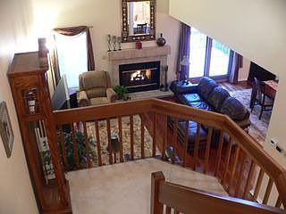 Looking down from stairwell