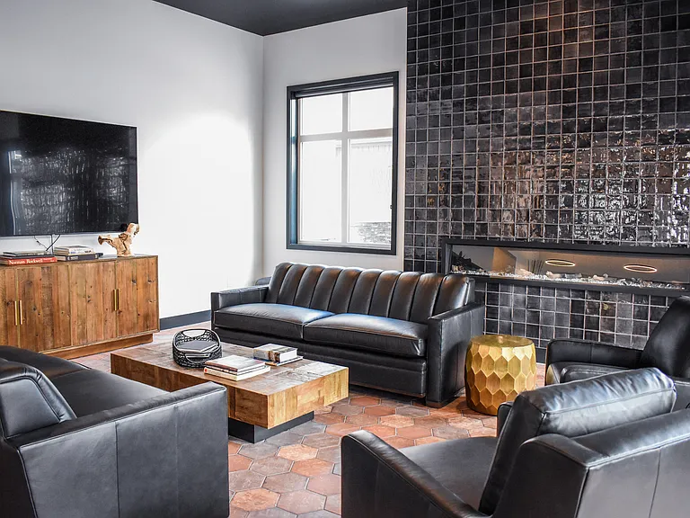 Media Room with TV