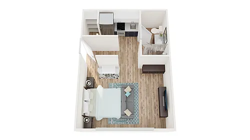 Floor plan Studio
