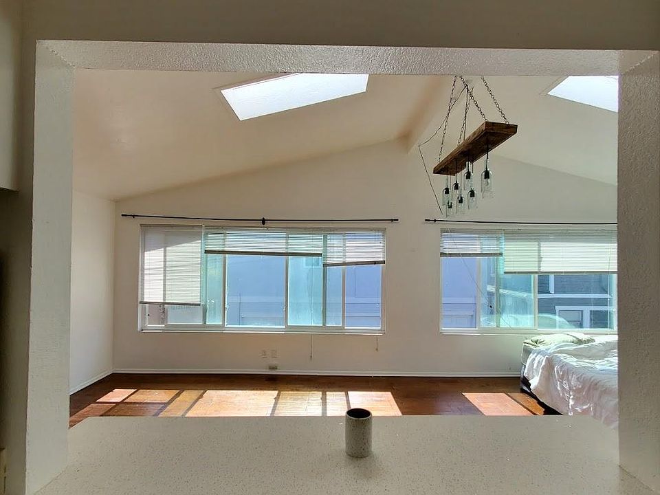 View of living room from the kitchen pass-through.