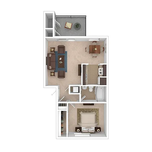 Floor plan A2 Thomas Jefferson