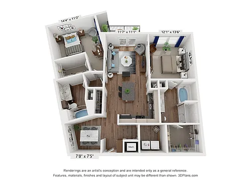 Floor plan B6