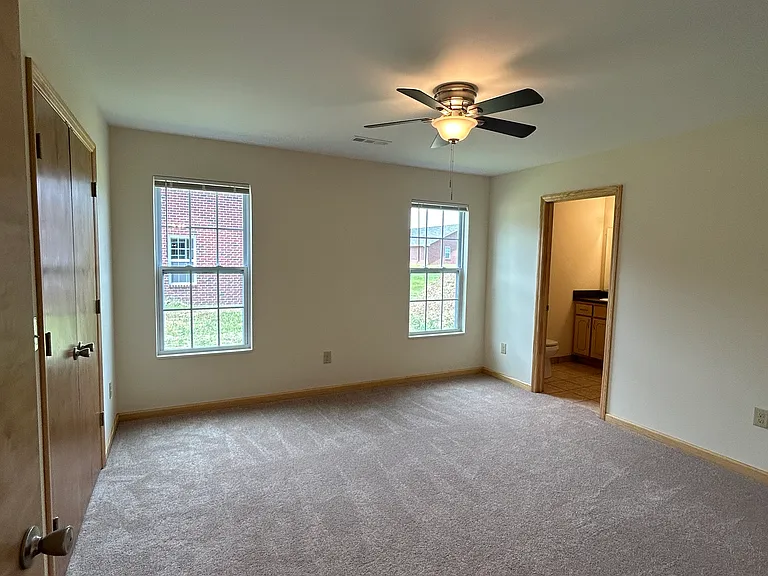 Primary bedroom with bathroom