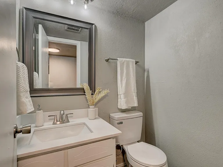 Guest bath downstairs.