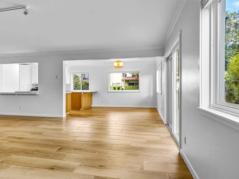 Easy access to outdoor patio from great room and kitchen.
