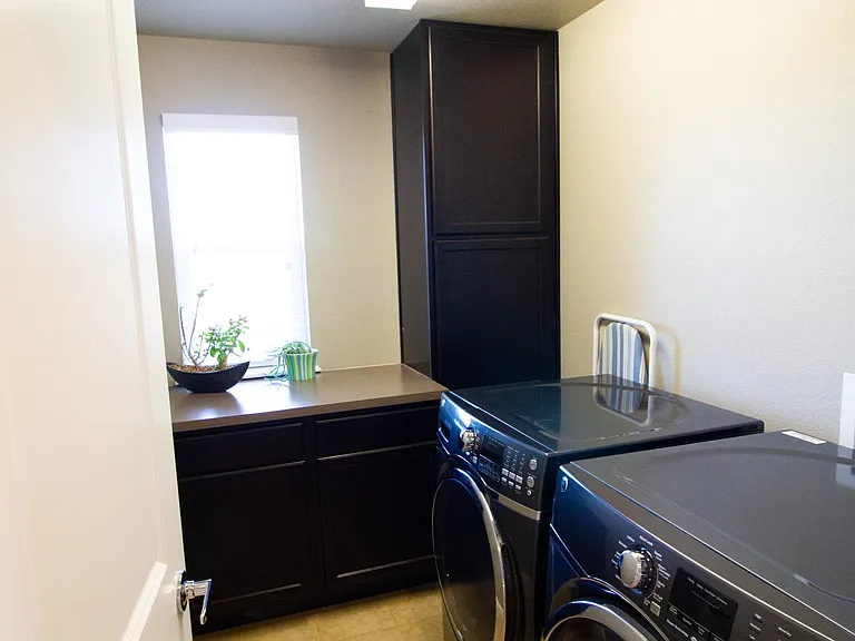 Laundry on second floor with bedrooms