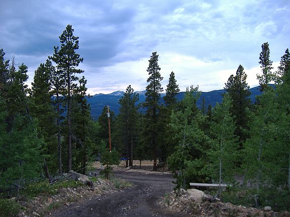 lokking southwest to the divide